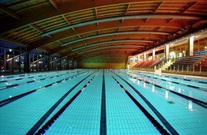 La piscina di Riccione, teatro del Campionato Assoluto e della Coppa Brema 2015