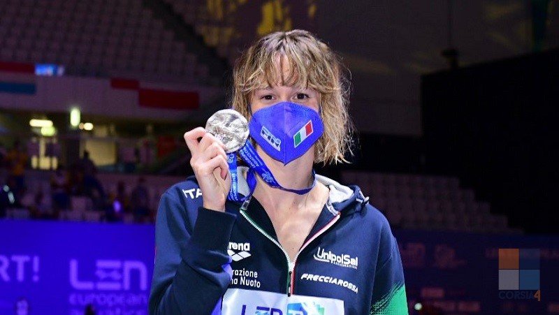 Europei 2021 | Pellegrini a 2 centesimi dal titolo, bronzo Razzetti e 4×100 misti Mixed