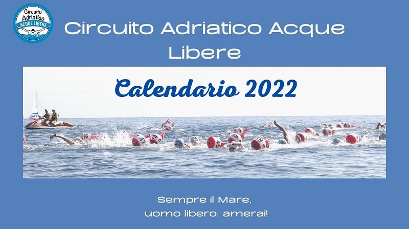 Circuito Adriatico acque libere, il Calendario 2022