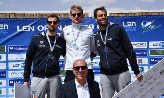 LEN Open Water Cup 2022, Acerenza e Taddeucci d’argento, Paltrinieri di bronzo