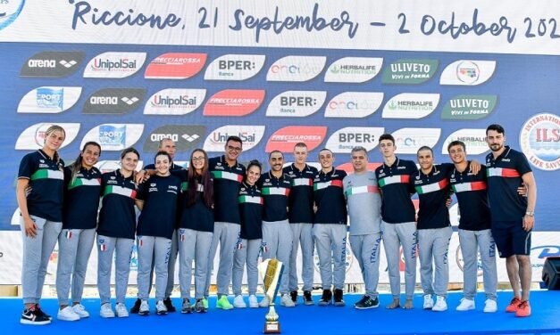 Lifesaving, Youth di bronzo e Open quinta ai Mondiali di Riccione