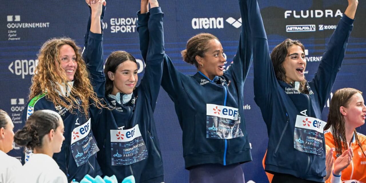 Parigi 2026 | Europei di Nuoto, D3-finali: World Record Curtis, Italia a podio con Ceccon, Pilato e 4×100 stile donne