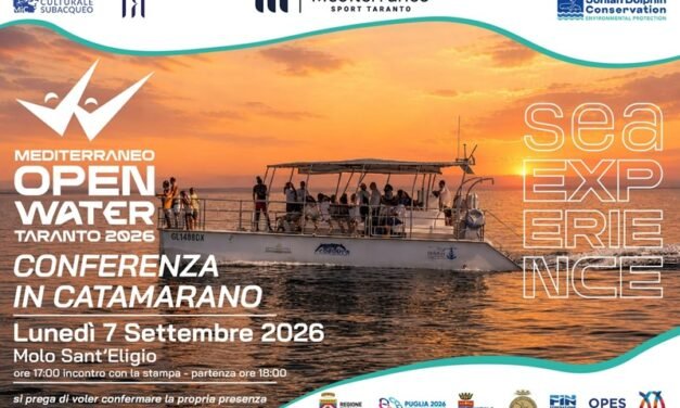 Taranto, torna Mediterraneo Open Water. Il 7 settembre la “sea experience” di presentazione